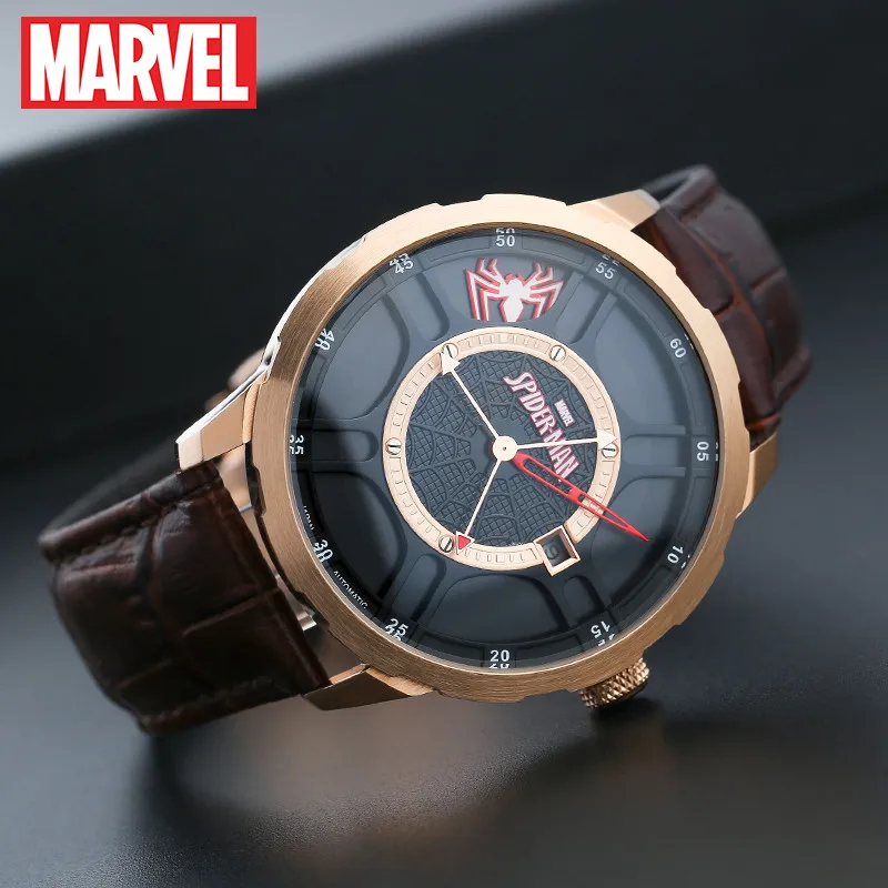 Disney Marvel Человек-паук автоматический самоветер Механические мужские модные