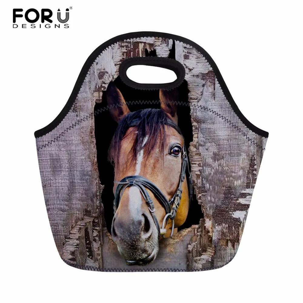 FORUDESIGNS Horse Printing Insulated Thermal Food Lunch Bags Neoprene Portable Women Kids Picnic Cooler Lunch Box Tote Bag: Cheap Lunch Bags, Buy Directly from China Suppliers:FORUDESIGNS Horse Printing Insulated Thermal Food Lunch Bags Neoprene Portable Women Kids Picnic Cooler Lunch Box Tote Bag
Enjoy ✓Free Shipping Worldwide! ✓Limited Time Sale ✓Easy Return. Type: 2 Persons Material: Polyester Brand Name: FORUDESIGNS Model Number: Z20 Place of Origin: China(Mainland) Packing: A polybag for each piece Style: insulated lunch box bag Pattern type : insulated thermal lunch bag Size: 28*13*25cm Weight: 128g Open the way: Zipper Item name: Portable meal bag/lunch bag 