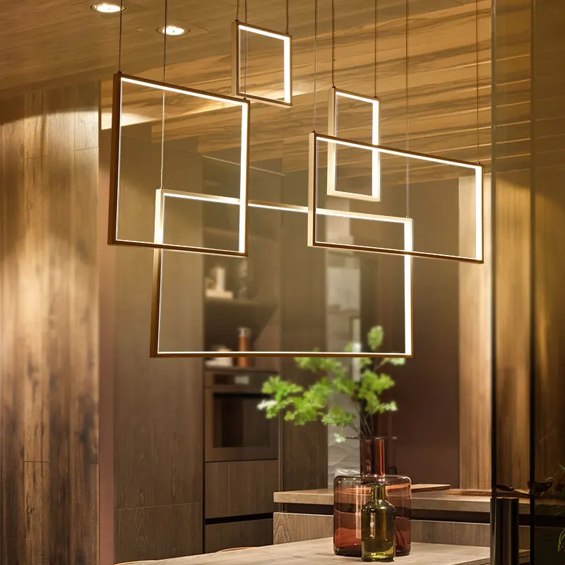 DIY минимализм подвесной современный светодиодный подвесной светильник для столовой гостиной подвесной светильник на подтяжках светодиодный подвесные светильники принадлежности