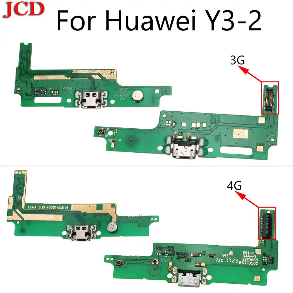 JCD Новинка 3G 4G Y3ii Y3 2 плата зарядного устройства для Huawei II USB док станция порт
