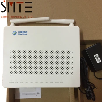 

2 pieces/lot HG8546M GPON ONU wireless terminal 1*phone 1WIFI 4FE LAN English version with china mobile logo SIP or H.248