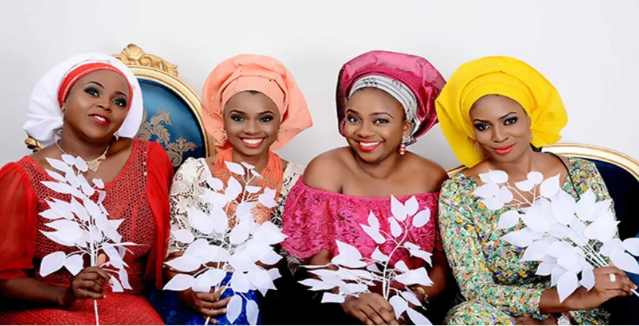 Африканская повязка aso OKE Auto Gele с бисером африканская Дамская повязка на голову для aso ebi свадьбы