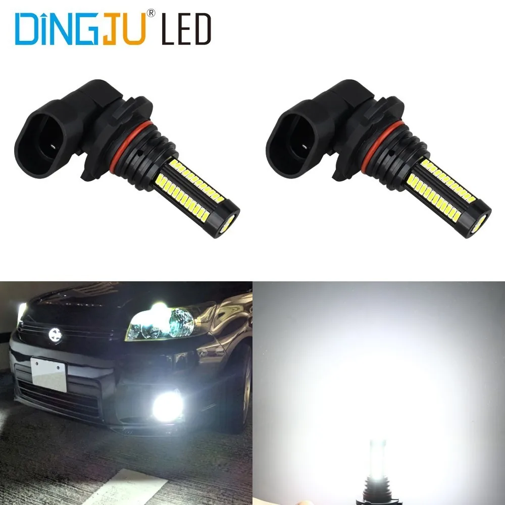 

1pcs Car 9005 9006 H8 H11 880 881 Hb3 Hb4 48smd 4014 And 2smd 3030 Auto Fog Lamp Car DRL Driving Light Bulbs