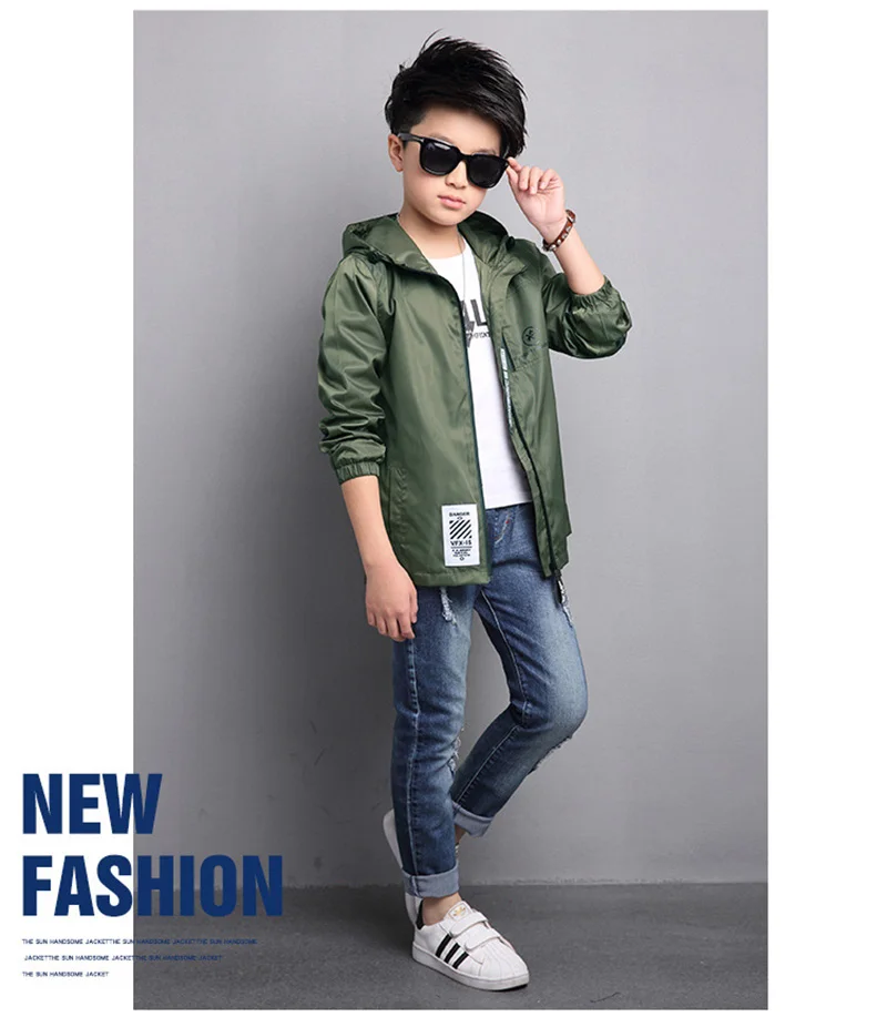 jackets for boys kids clothing sport coat windbreaker children Outerwear (7)
