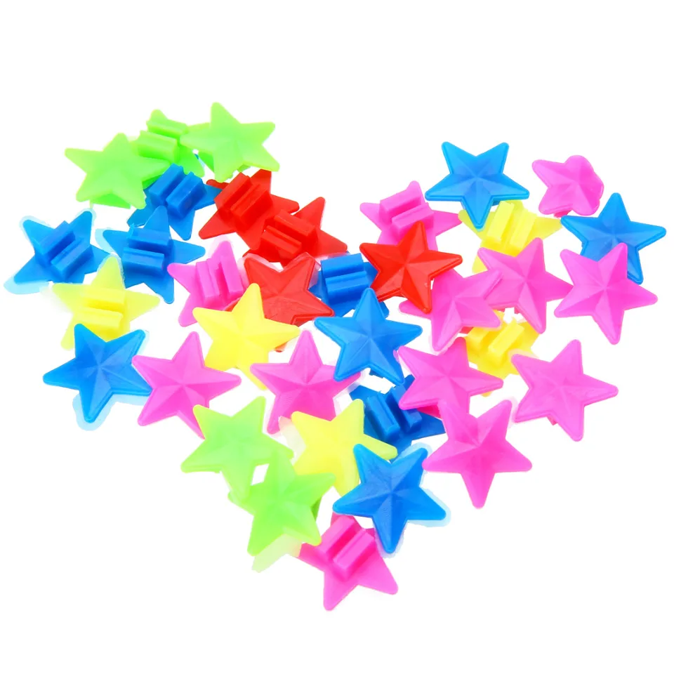 36x Bike Bicycle Wheel Plastic Spoke Bead Kids Children Clip Colored Decoration