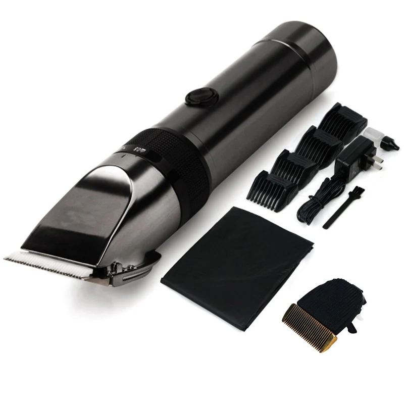 

100V-240V Hair Trimmer Professional Hair Clipper Rechargeable Ceramic Ti Alloy Electric Haircut Machine Lithium Battery X9