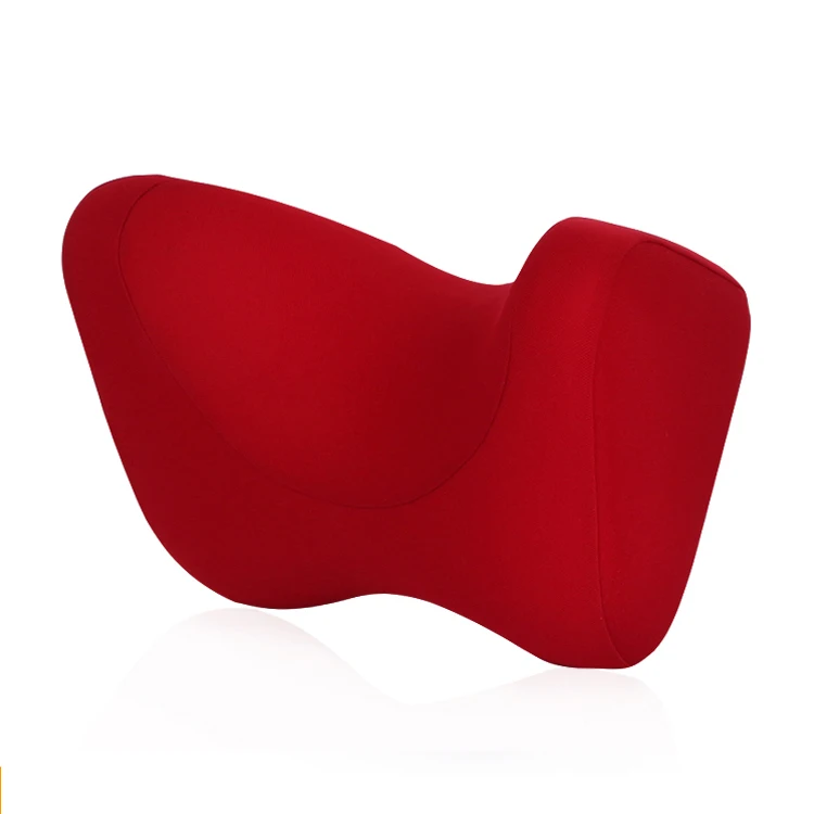 Автомобильная подушка для шеи с эффектом памяти подголовник Шейная подушка для шеи автомобильные аксессуары для универсальных автомобилей Audi Quattro Renault Golf - Цвет: Red Car Pillow