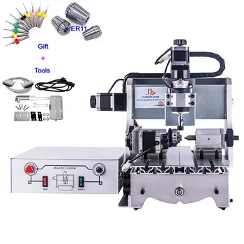 

4 Axis Mini CNC Router 3020 300W 3D CNC Engraving Machine with Ball Screw