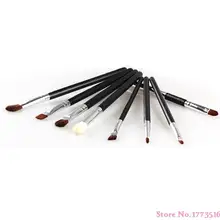 The Latest 8Pcs Makeup Brushes Tool Powder Foundation Eyeshadow Eyeliner Lip Brush Kit Set 6WT7