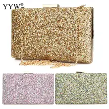Блестки пайетки клатч золотой розовый зеленый клатч, вечерняя сумка, модные женские роскошные сумки-портмоне черные заколки для свадьбы
