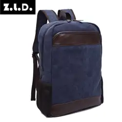 Z.l. D. Новая модная брендовая мужская сумка большой емкости мужская Холщовая Сумка на плечо Изысканный строитель Компьютерная сумка Mochila