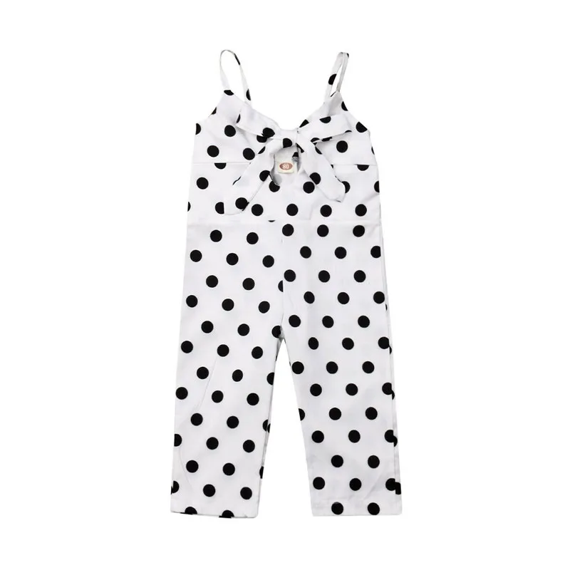 Fashion Polka Dot Toddler Baby Girl Romper Harem Pants Jumpsuit Outfit Clothes