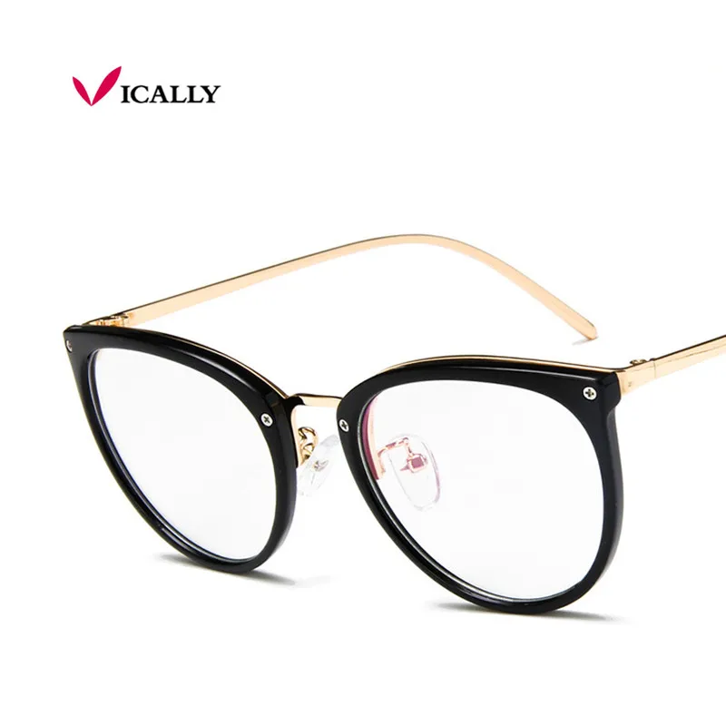 

NEW Glasses Frames Woman/Man Eyeglasses Frame for Myopia Vew Plica Eye Glasses Plain Mirror Glass Vintage Black Spectacles