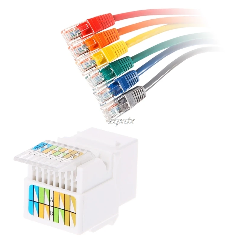 5 шт RJ45 разъем Cat6 сети Ethernet подключения адаптер инструмент-меньше модуля Прямая поставка