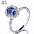•̀ •́ <b>HELON</b> 8x6 мм Подушка Pave 0.15ct натуральный полу ...