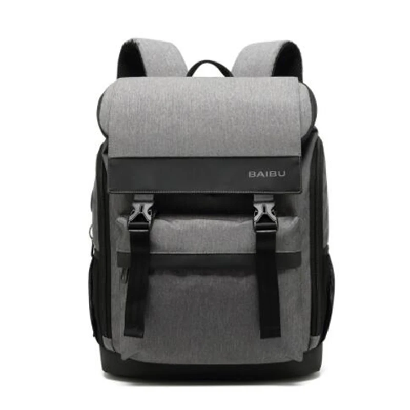 

BAIBU Fashion Multi-function USB Charge 15.6inch Laptop Backpack Waterproof Men Travel SchoolBag Male Mochila Large Capacity Bag