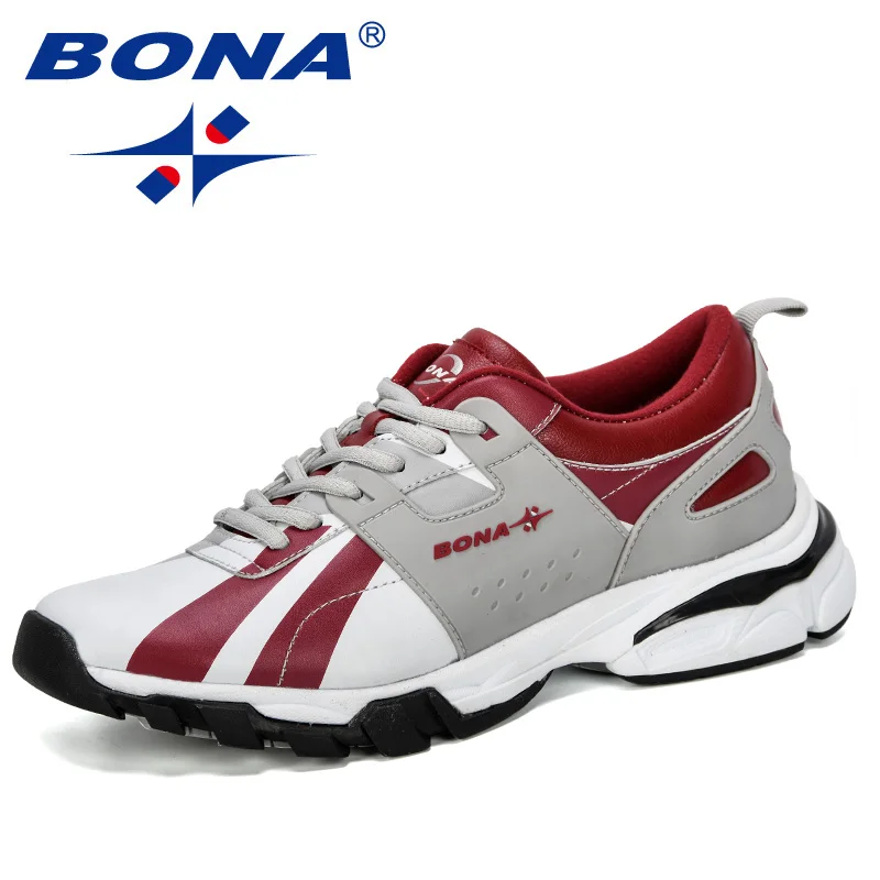 BONA/Новинка года; дизайнерская Классическая Стильная мужская обувь для бега; уличные кроссовки; мужские кроссовки для бега; Мужская Спортивная обувь