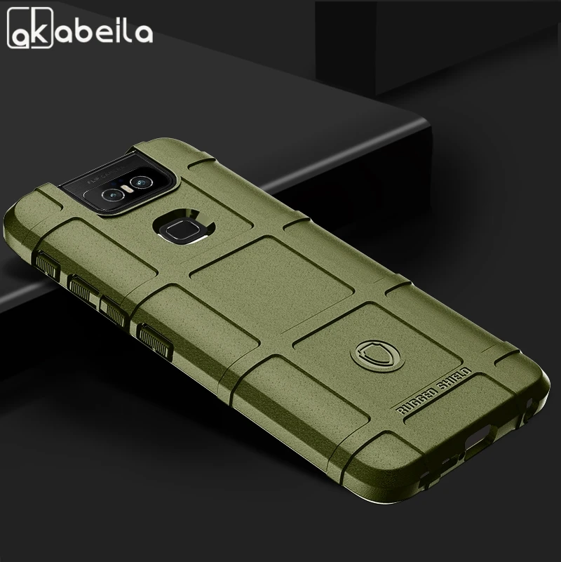 

Cases For Asus Zenfone 6 2019 ZS630kL Case Rugged Silicone Shield Shockproof Cover for Asus ZenFone 6Z ZS630kl Protective Case