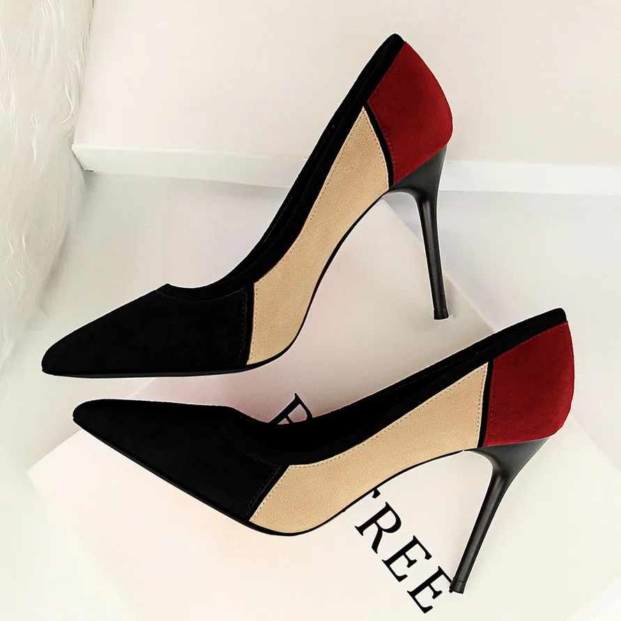 

Women Pumps Party Wedding Shoes Super High Heel Pointed Toe Chaussure Femme Ladies Sexy Pumps Zapatos Mujer 2018 1368-2