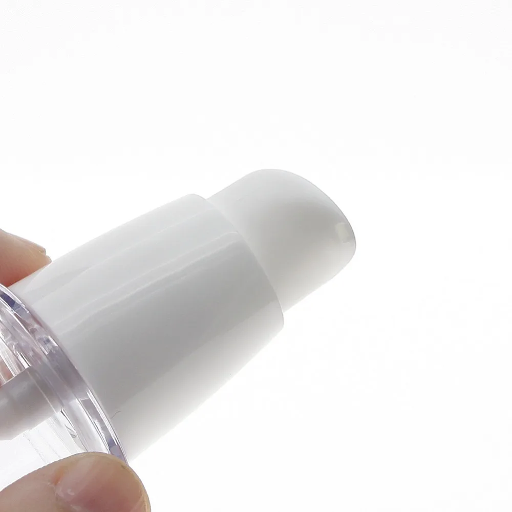 15 мл Прозрачный многоразового использования, пустые пластиковая бутылочка для духов безвоздушный вакуумный насос контейнер для косметики диспенсер для путешествий#225813