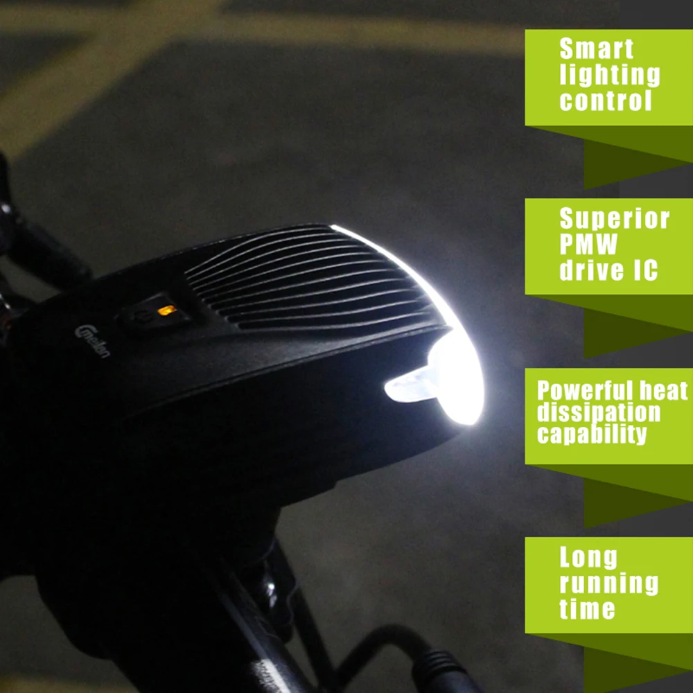 MTB Горный Дорожный велосипед Интеллектуальный USB Перезаряжаемый фонарик для велосипеда передний свет велосипед лампа Аксессуары для