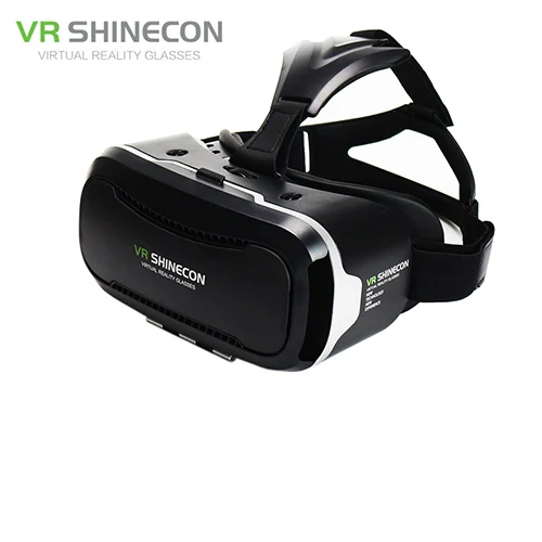 Shinecon VR 2,0 Google Cardboard мобильные 3D очки виртуальной реальности Гарнитура захватывающий шлем коробка крепление на голову для 4,7-6 'телефона - Цвет: Only Shinecon