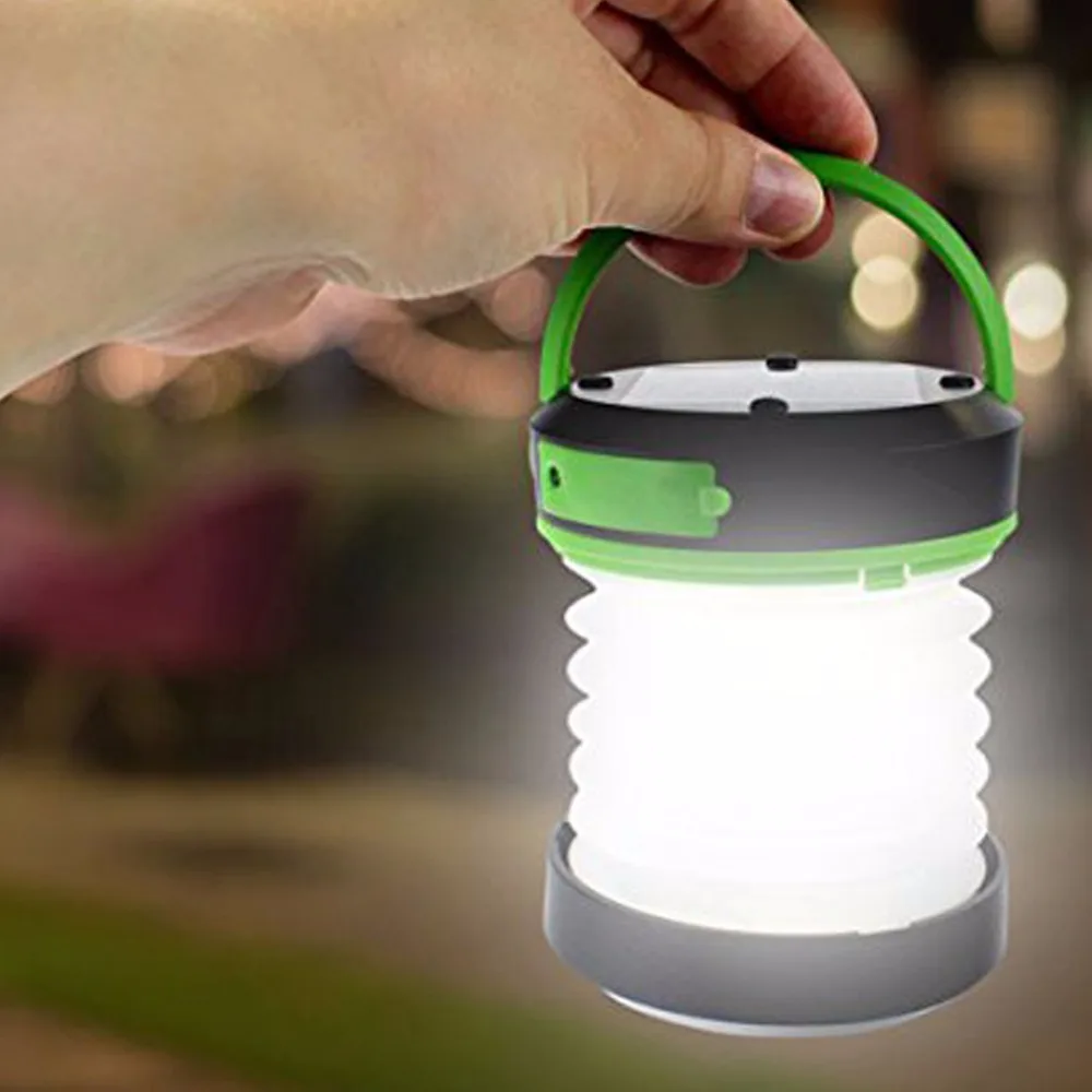 LED Camping Light Solar Lamps Outdoor Rechargeable Camping Lanterns