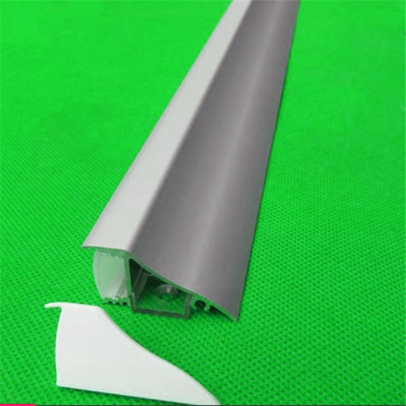 Perfil de Alumínio para Montagem Montagem na Parede m de Comprimento Luz para Baixo Polegada 1 10 30 Pçs e lote 40 W18 H40mm Iluminação Lateral Levou na Parede 12mm Perfil Tira