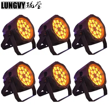 

Free Shipping 6pcs/Lot High Power 18x15w 5in1 RGBWA LED Par Light Professional Outdoor IP65 LED Lamp Stage Equipment DJ Lights