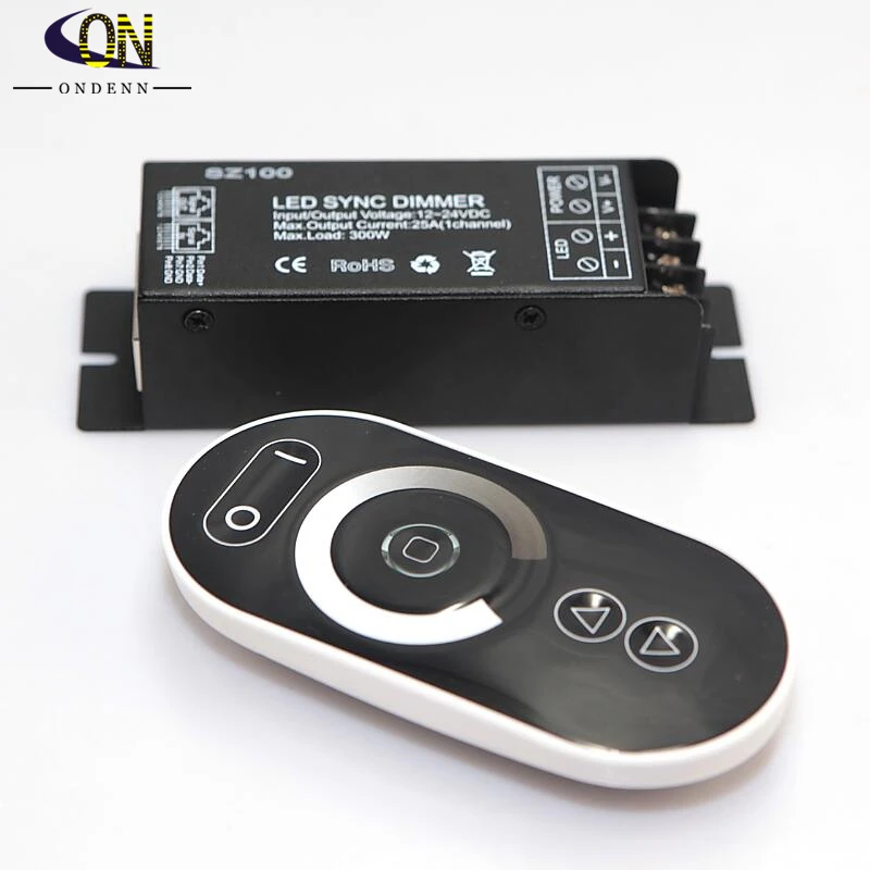 RF Led сенсорный диммер 25A 300W синхронизация SZ100 для led перемешивания света DC12 24V|touch