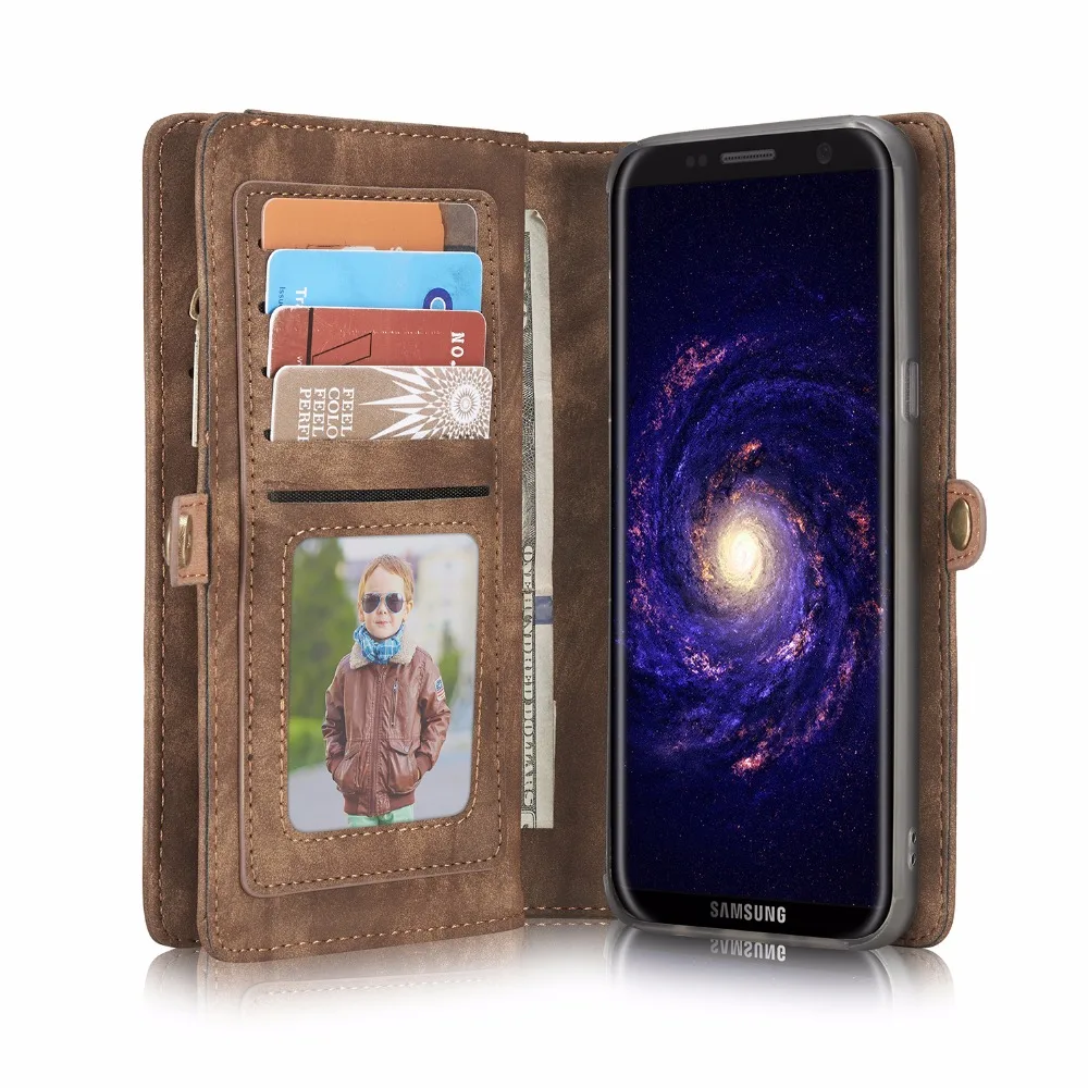 imágenes para CaseMe 08 Cubierta Magnética de Cuero de Lujo Monedero Bolsas Móvil Casos Fundas Capinha Coque Case para Samsung Galaxy S8 Caso Plus Capa imágenes para CaseMe 08 Cubierta Magnética de Cuero de Lujo Monedero Bolsas Móvil Casos Fundas Capinha Coque Case para Samsung Galaxy S8 Caso Plus Capa