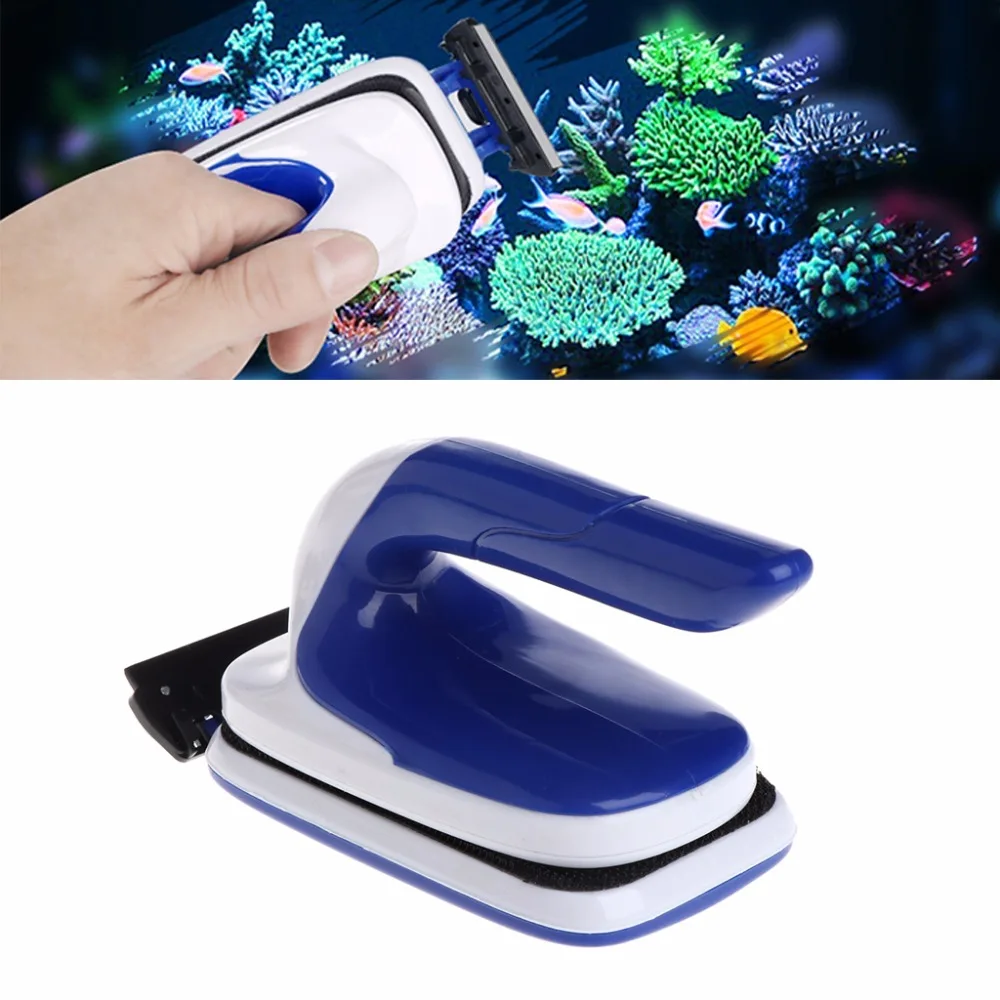 Aquarium Fish Tank Glass Algae Handle Scraper Cleaner Floating
