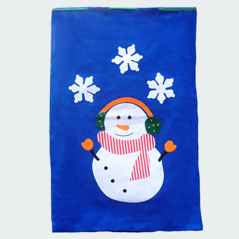 

72cm Big large felt Christmas bag merry Christmas Santa Claus candy bags children xmas gift bag holders