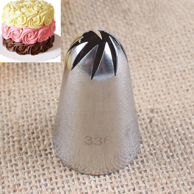 

#336 Large Size Icing Nozzle Pastry Tool Decorating Tip Sugarcoat Cake Decorating Kitchen Baking Tools Kitchen Bakeware