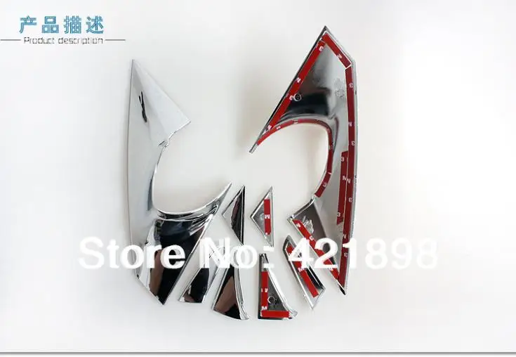 Для Kia Sportage 2010 2012 2013 2014 2015 ABS хромированный зеркальный кронштейн A Pillar window cover|pillar