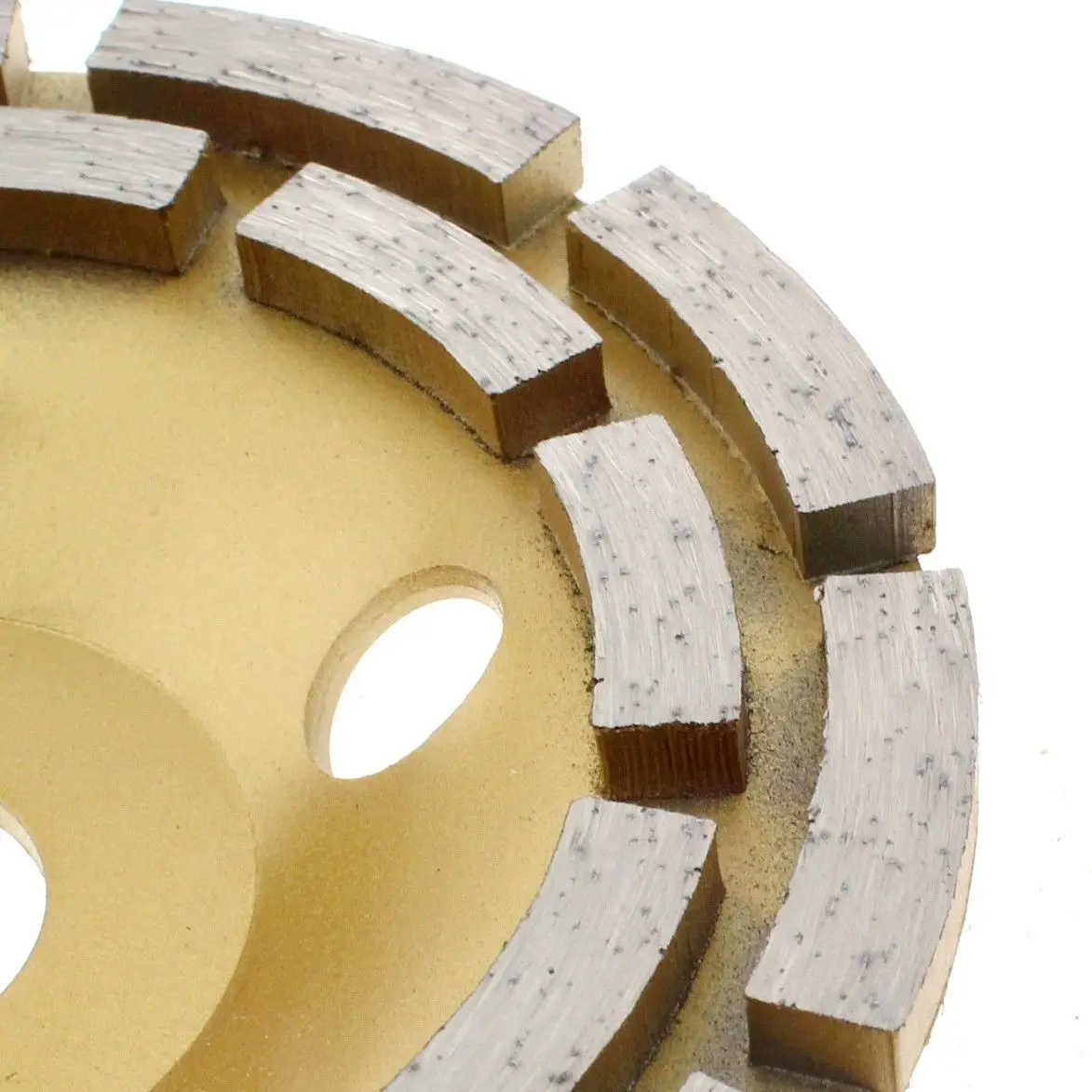 5” Double Row Concrete Diamond Grinding Cup Wheel 7/8"-5/8" Arbor