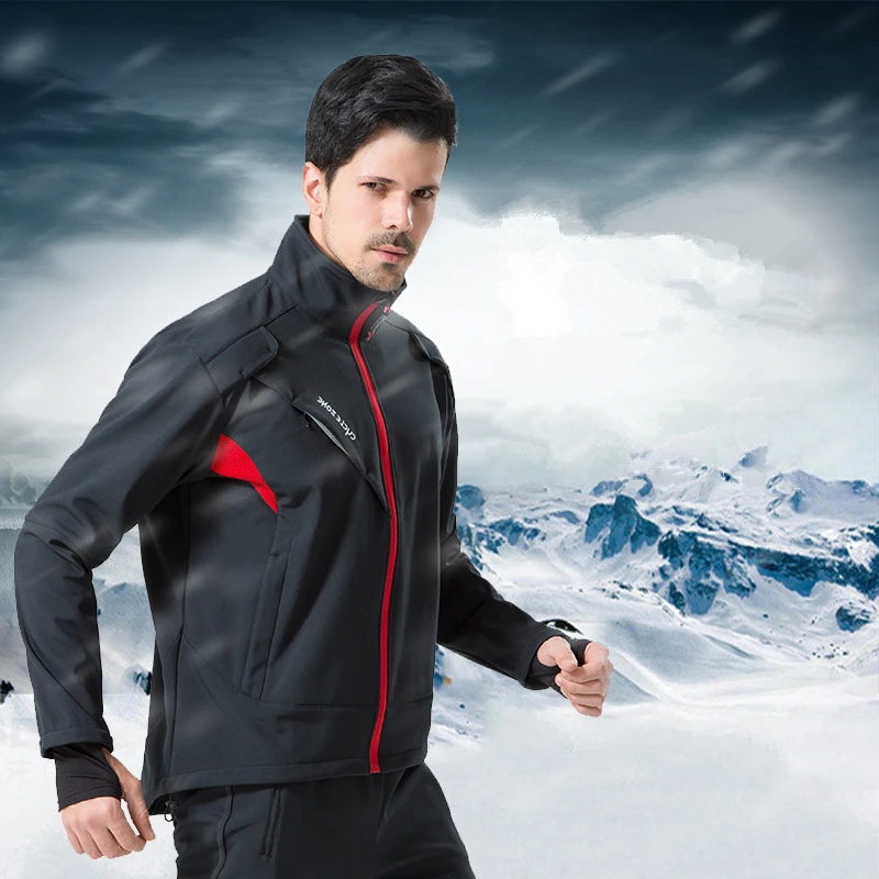 

Autumn Winter Fleece Thickening Thermal Separate Bicycle Suit Outdoor Motorcycle MTB Riding Wind and Cold Protection Equipment
