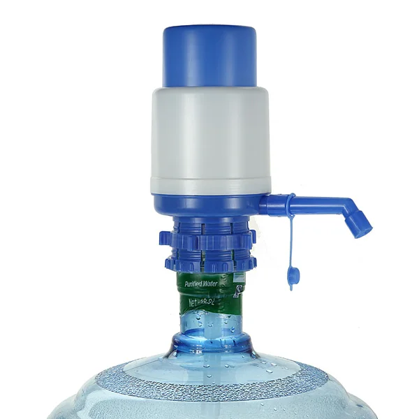 Assemble removable Manual Bottled Drinking Water Hand Press Pump 5 6 Gal Dispenser Home Outdoor Office