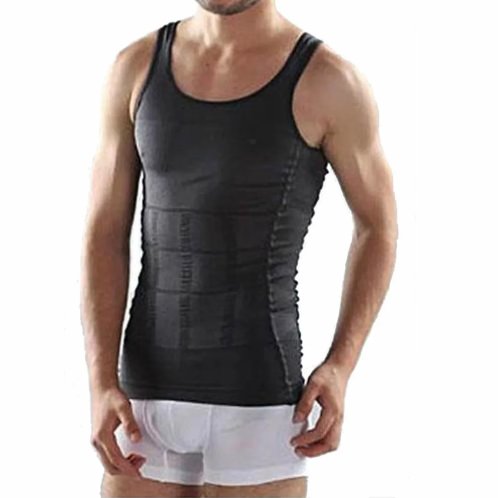 Aliexpress.com : Buy Men Corset Body Slimming Tummy Shaper Vest Belly ...