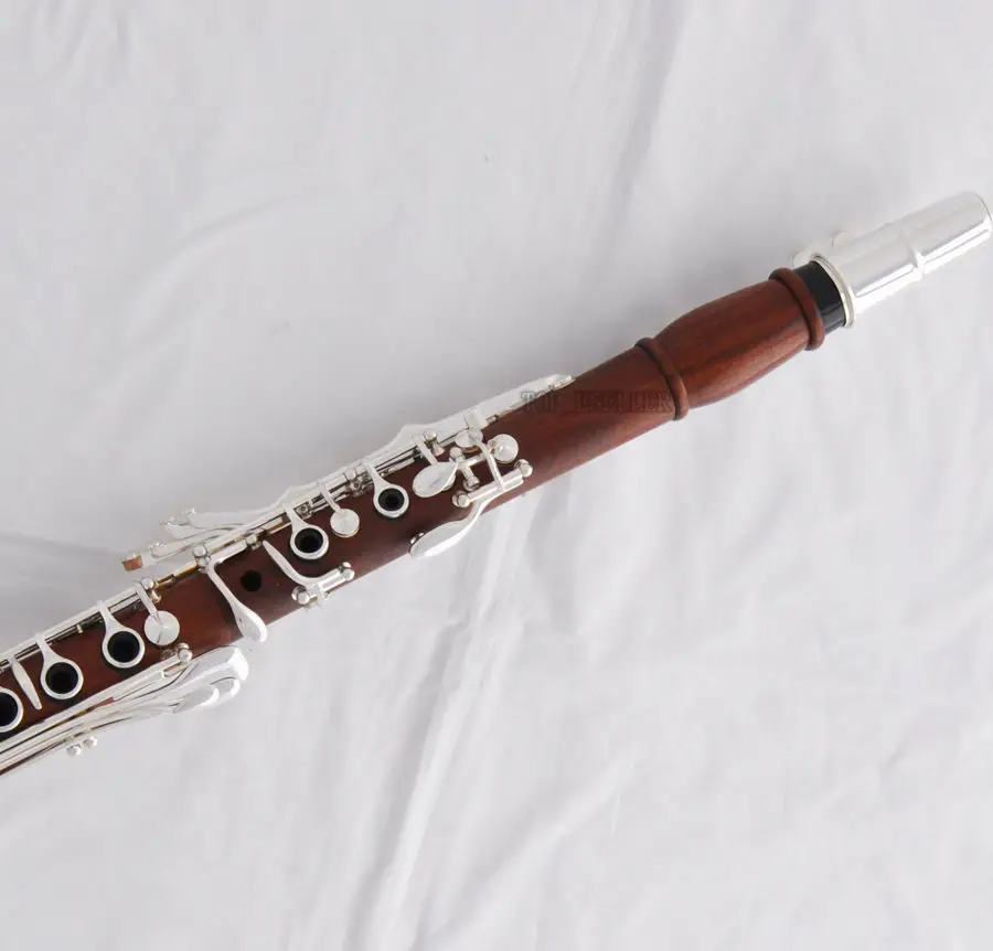 Профессиональная Grenadilla из розового дерева кларнет серебро 19 ключ стрелы системы с чехлом