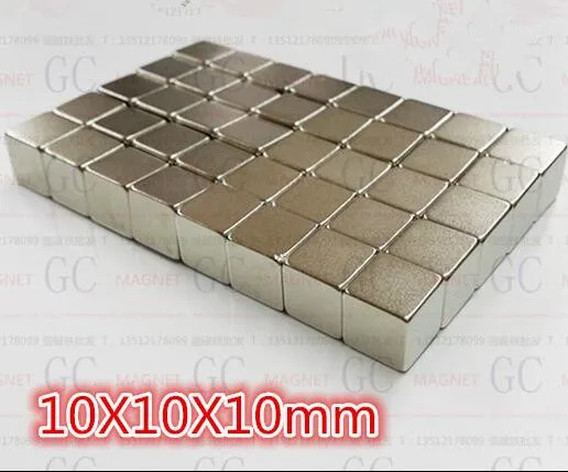 

5PCS 10x10x10mm magnet 10mm x 10mm x 10mm Super strong cube neo neodymium magnets 10*10*10, 10x10x10 magnet