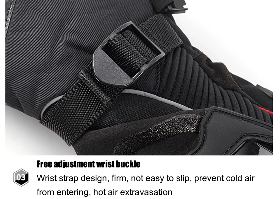 Foxcncar motorcycle gloves 100% Waterproof windproof Winter warm Guantes Moto Luvas Touch Screen Motosiklet Eldiveni Protective (35)