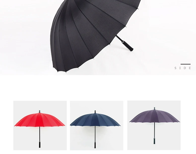 Fancytime большой зонт для гольфа, Женский Зонт от дождя, 24 кости, ветрозащитная Мужская трость, зонты для мужчин, хорошее качество, крепкий зонт