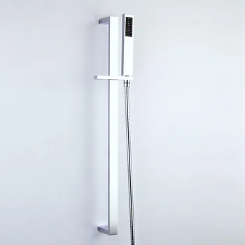 Brass Rotatable Lifting Slide Bar Hand Holder with Rain Handheld Shower Head & Bracket Holder Bathroom Chrome Hot Cold Faucet Brass Rotatable Lifting Slide Bar Hand Holder with Rain Handheld Shower Head & Bracket Holder Bathroom Chrome Hot Cold Faucet