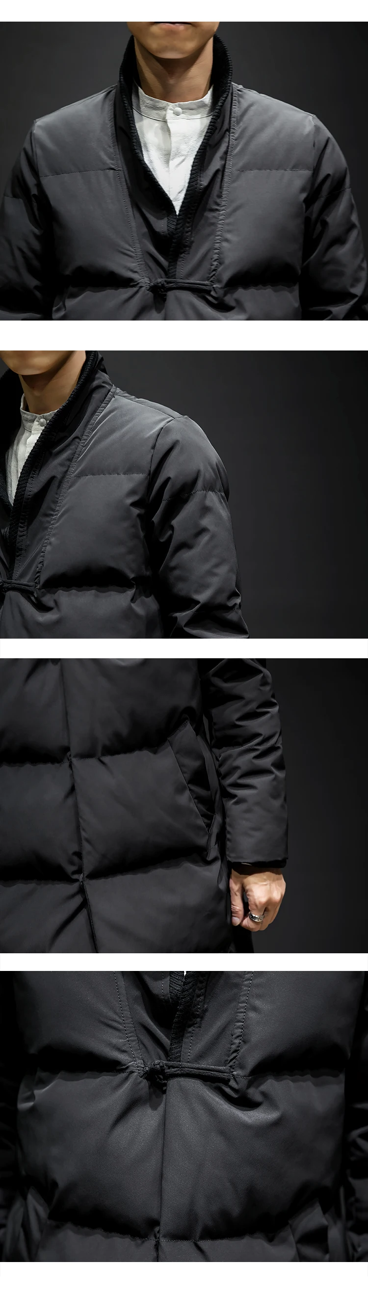 AYUNSUE New Parka Winter Jacket Men Plus Size Long Coat Casual Warm Cotton Coat Puffer Jacket Parkas Hombre 5xl KJ2648