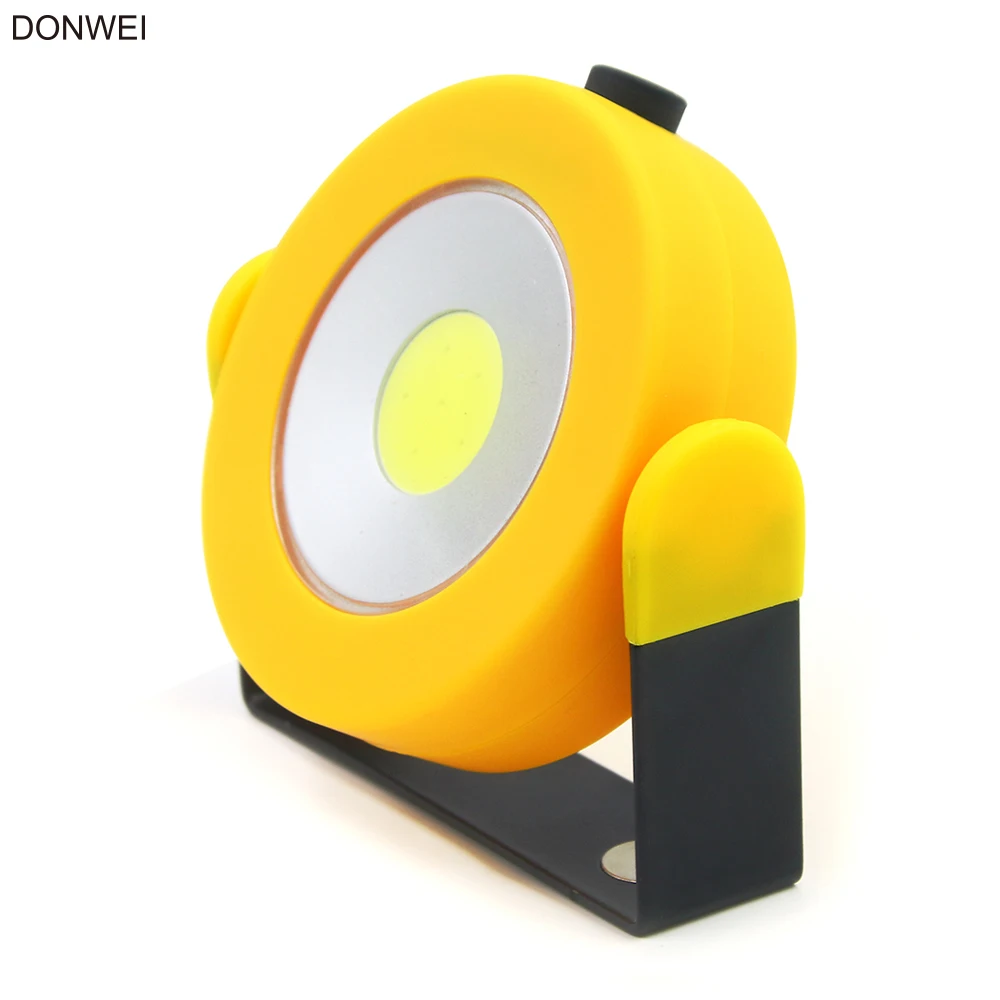 

DONWEI Super Bright COB LED Night Light Spot Light 3 Files Adjust Strong / Low white Flash Light for Workshop Fishing Camping