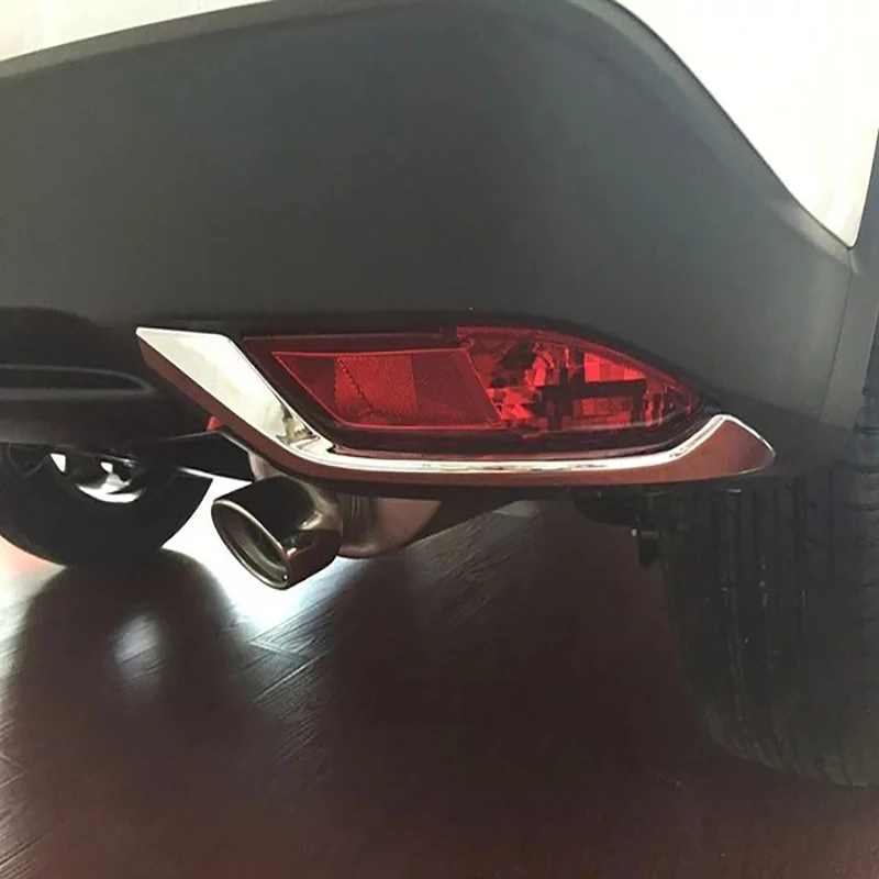 

FIT FOR HONDA HRV VEZEL HR-V 2014 2015 2016 CHROME REAR FOG LIGHT LAMP COVER TRIM BEZEL FRAME STYLING BUMPER MOLDING GARNISH