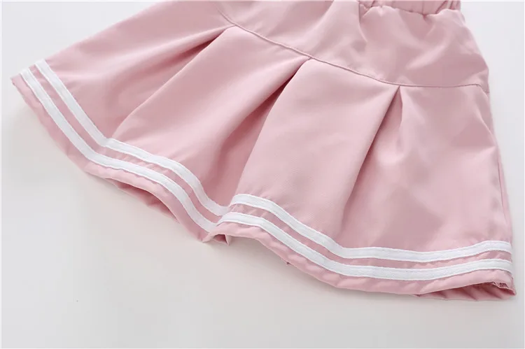 cotton teen girls clothing sets toddler children girls clothes 2018 new summer 2PCS kids set striped school suits for girls  4 5 6 7 8 9 10 11 12 13 14 15 16 years old little big  toddler girls 2018 summer clothes for girls set (18)