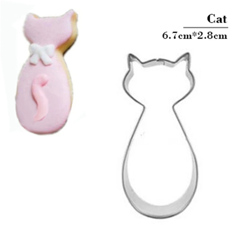 

Mini Cat Cookie Cutters Cooking Tool Fondant Paste Mold Cake Decorating Clay Resin Sugar Candy