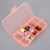 Colorful 10 Grids Adjustable Transparent Plastic Storage Box for Small Component Sewing Tools Box Beads Button Organizer Case ► Photo 2/6